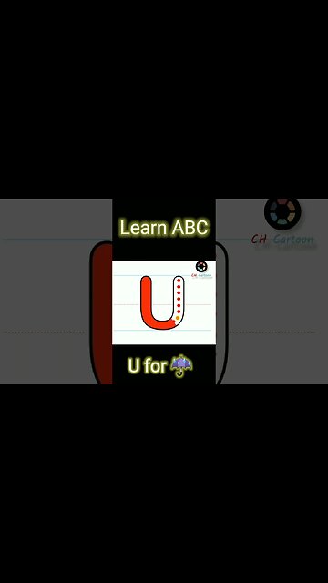 U for umbrella | abc for toddlers | CH-Cartoon