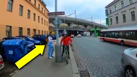 Angry Guy Tried to Fight Me & Kicked My Bike!