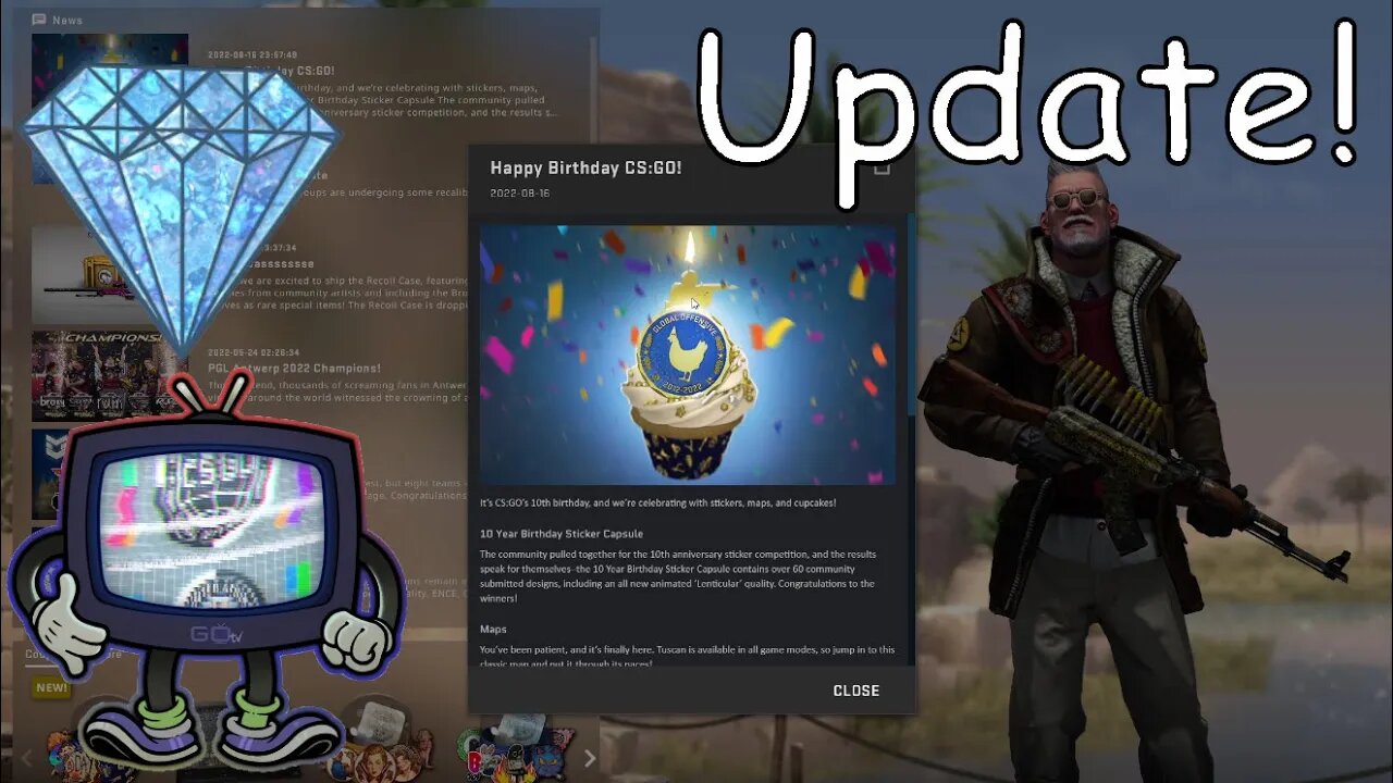 CSGO 10 YEAR BIRTHDAY UPDATE (Source 2 or Operation?)