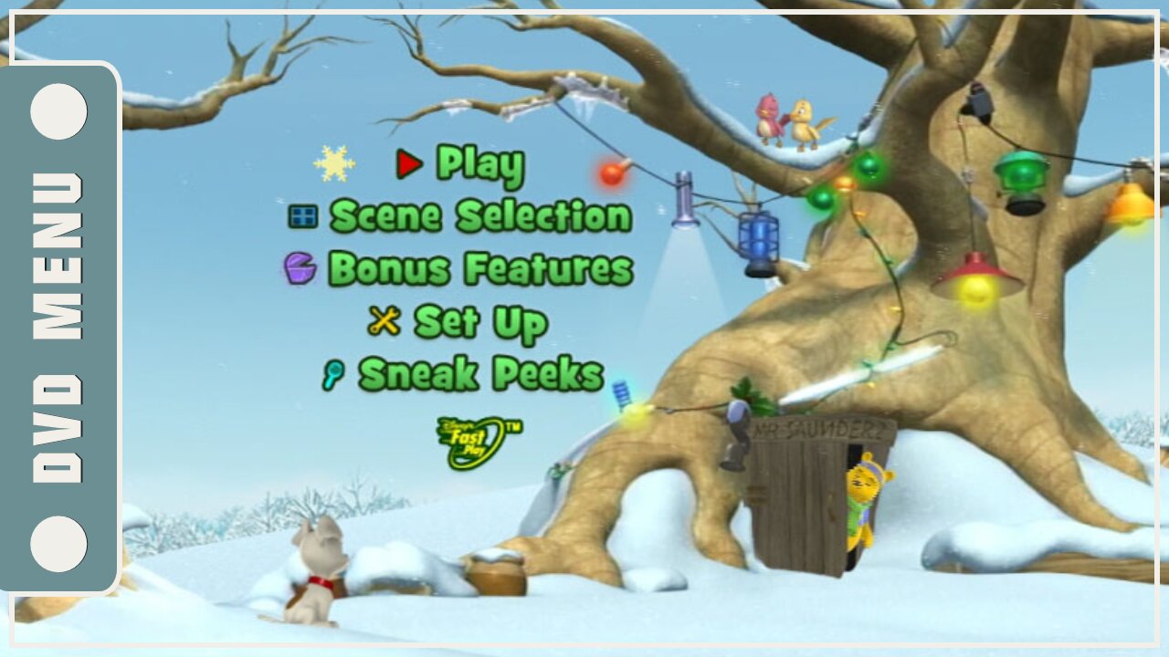 My Friends Tigger and Pooh: Super Sleuth Christmas Movie - DVD Menu