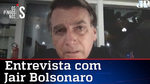EXCLUSIVO: Bolsonaro rebate imprensa: "Não fui à Vila Belmiro"