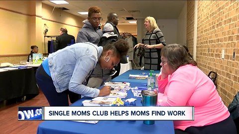 Single Moms Club helps mother find work