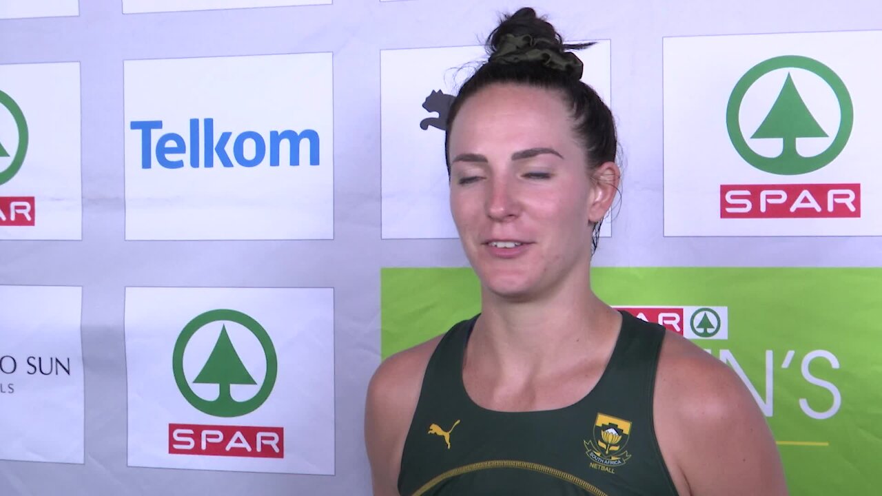 SOUTH AFRICA - Cape Town - SPAR Challenge Netball Series - England vs South Arica post match 1 interviews (Video) (KvB)