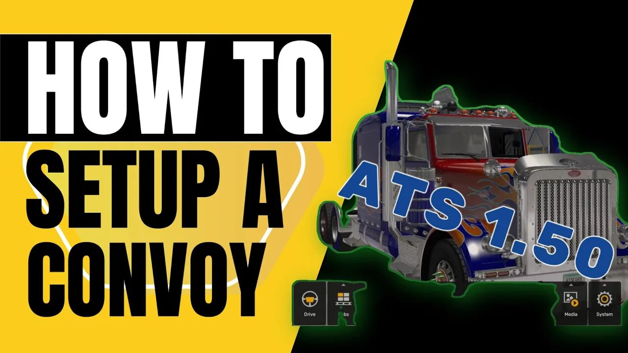 QUICK HOW TO SETUP CONVOY || AMERICAN TRUCK SIMULATOR 1.50