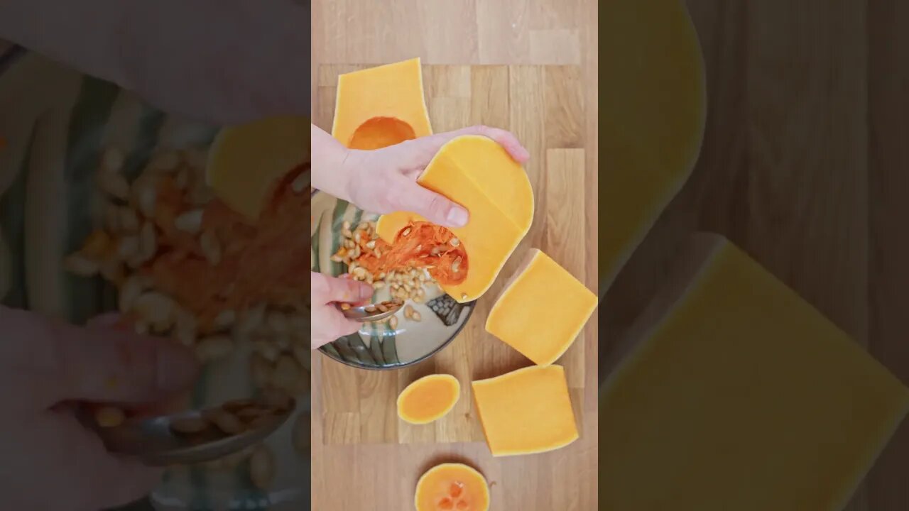 Satisfying ASMR Delight: Baked Pumpkin with Cinnamon, Honey, and Nut Topping to Tingle Your Senses!