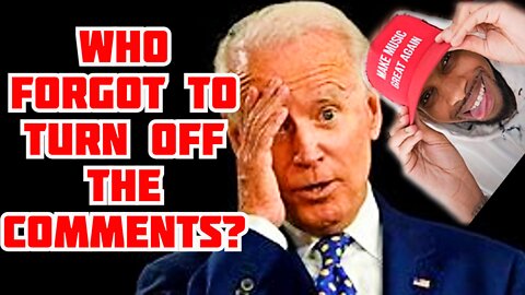 White House Forgets to Turn Off Comments on Joe Biden's YouTube Video - Lets Go Brandon Version