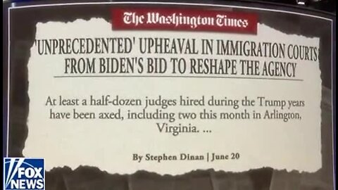 Ingraham - Beijing Biden's Amnesty by Judicial Removal