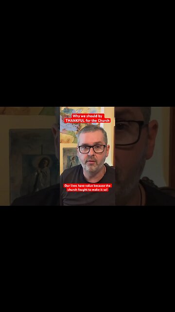 The CHURCH gives value to our lives! The elite would otherwise TAKE what they want!