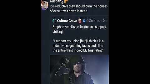 Green Arrow actor cancelled over Hollywood strike!