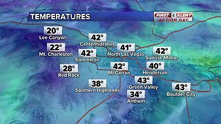Freezing temperatures pushing in