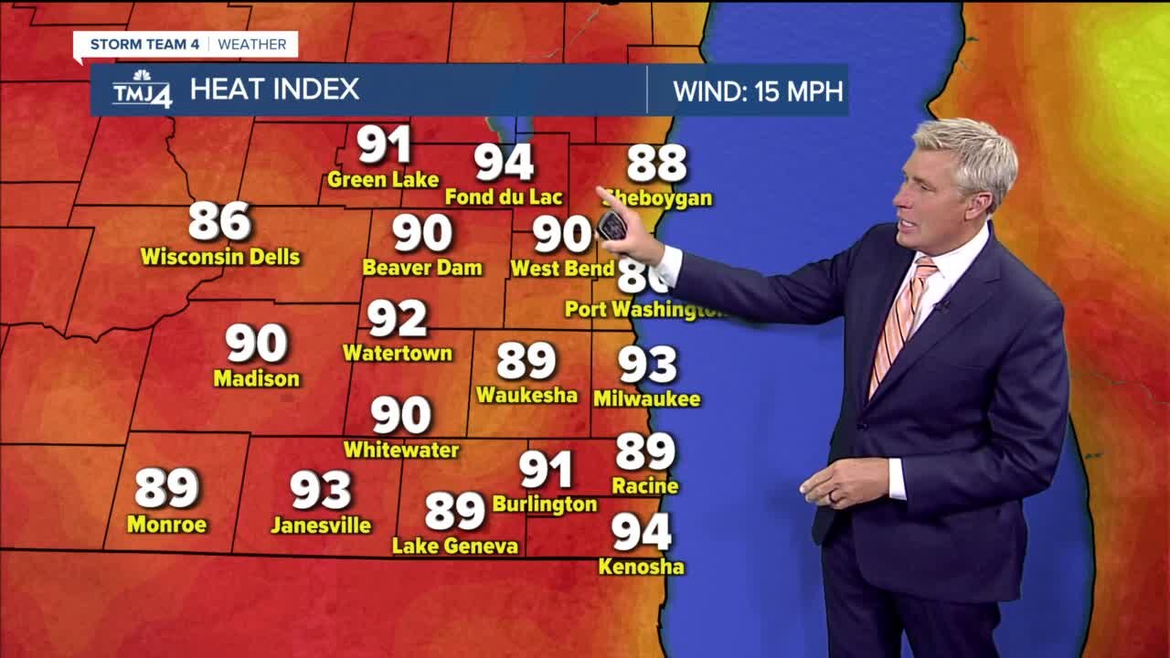 Friday night is humid with temps in the 70s