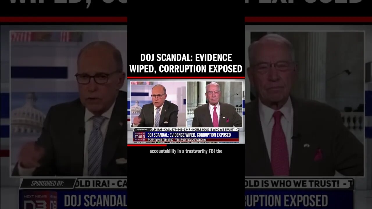 DOJ Scandal: Evidence Wiped, Corruption Exposed