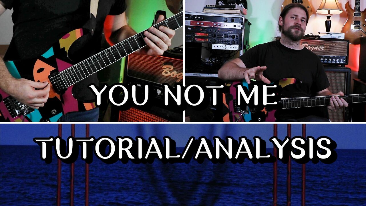 YOU NOT ME Guitar Tutorial/Analysis (Dream Theater) [Let's Learn Falling Into Infinity EP #2]