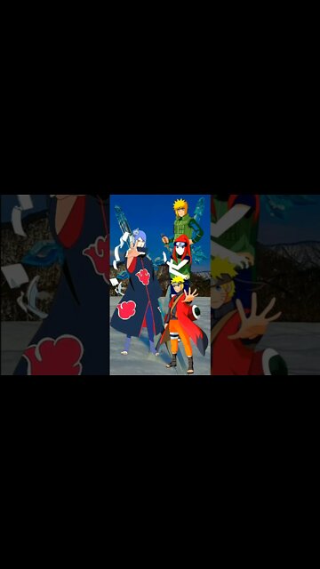 WHO IS STRONGEST?? Naruto, Minato, Khusina VS Akatsuki.#shorts