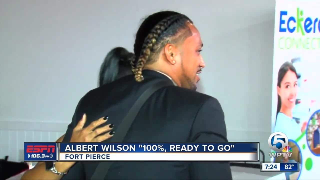 Miami Dolphins WR Albert Wilson says he's "100%," ready to go