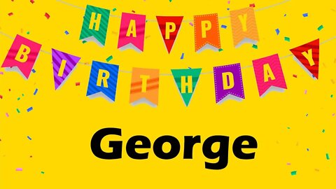 Happy Birthday to George - Birthday Wish From Birthday Bash