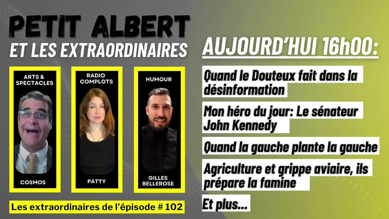 Petit Albert et les extraordinaires Épisode #102