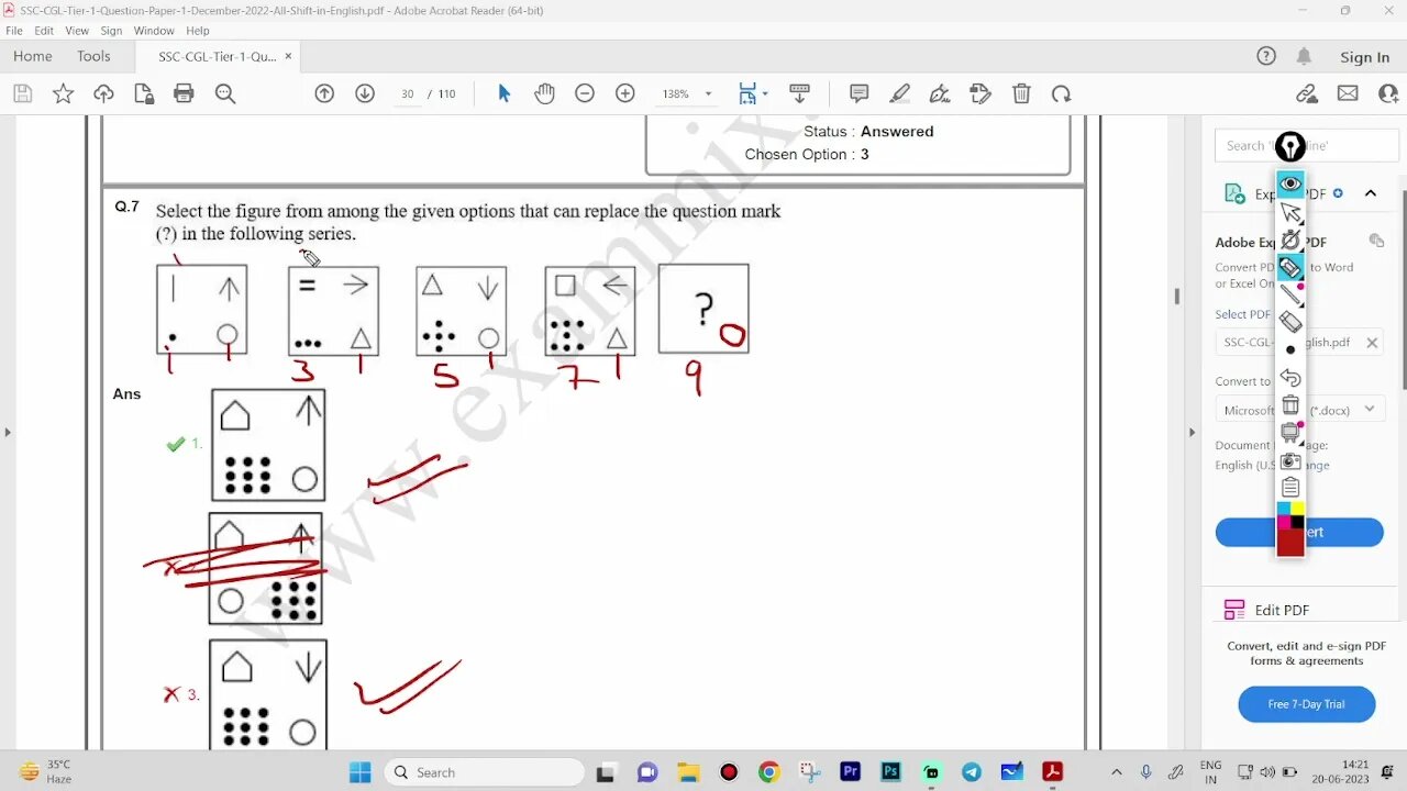 SSC CGL Tier 1 2022 (1st December Shift 2) Reasoning Solutions MEWS #ssc