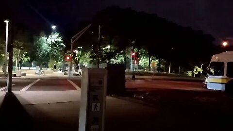 lights along the bike path at Ruggles not working