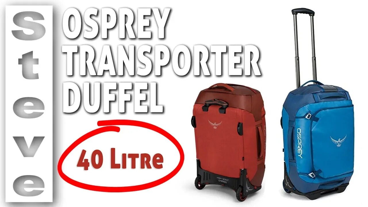 Best Carry On Luggage - OSPREY WHEELED DUFFEL 40 Review