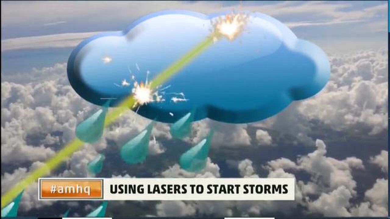 LASER WEATHER CONTROL 101: Using Lasers To Start Storms. Florida & Spain Flooding (Rain Lasers)