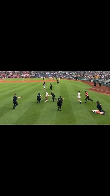 Climate activists arrested for disrupting congressional baseball game in DC.