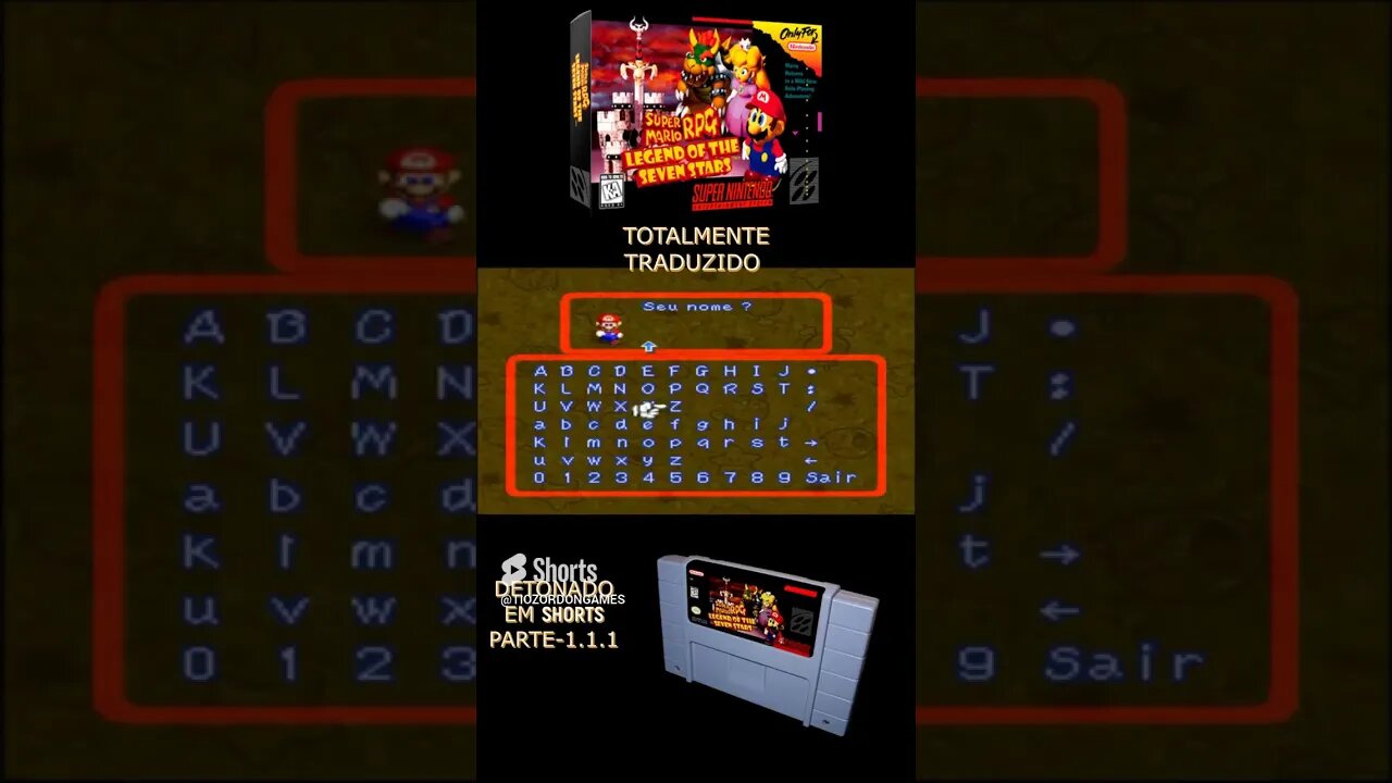 🍄🌟SUPER MARIO RPG SNES DETONADO EM SHORTS PARTE 1 1 1🍄🌟