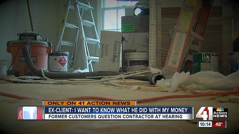 Contractor grilled in court by angry clients