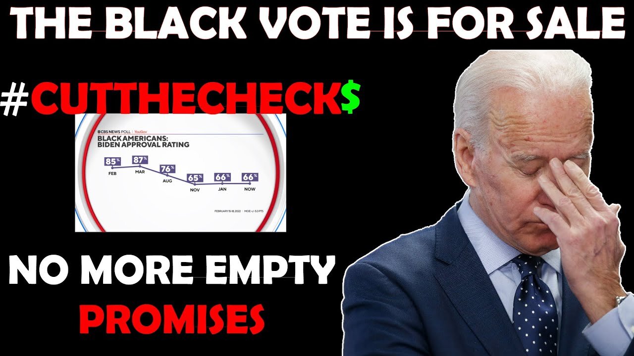 Biden's Empty Promises Exposed- No Tangibles No Vote!