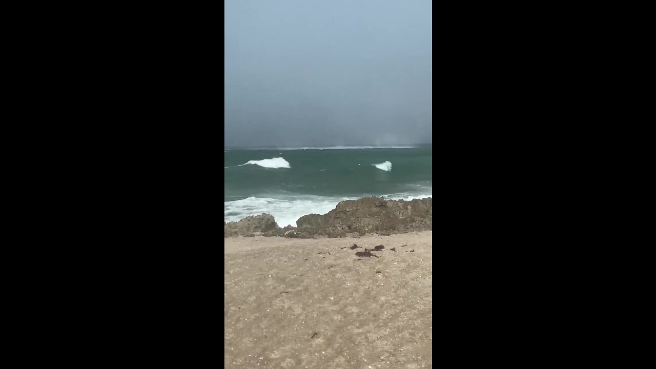 Water spout spotted on Hutchinson Island