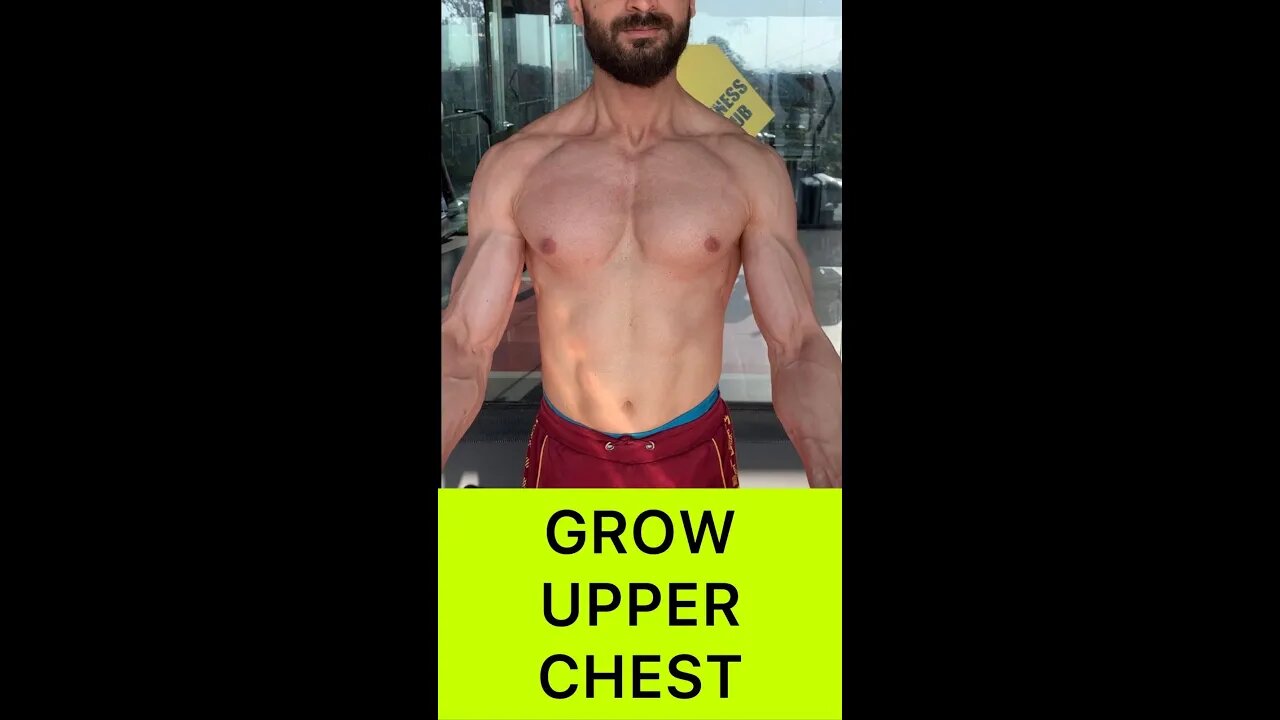 BUILD CLAVICLE HEAD UPPER CHEST | Chest Workout #shorts