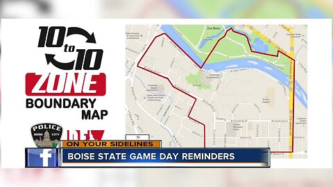 Boise Police release football game day reminders ahead of first BSU home game