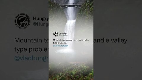 Are you living in a valley or on a mountain top? 🏔️