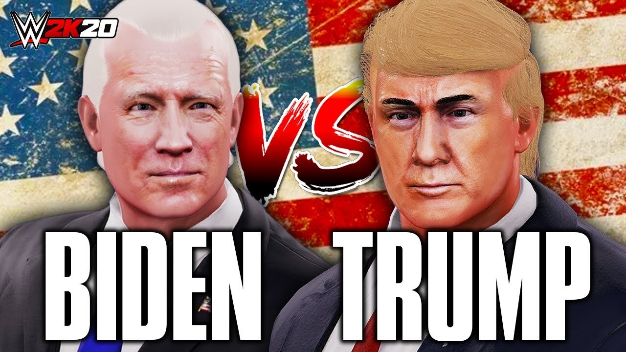 JOE BIDEN vs DONALD TRUMP!! EXTREME RULES!! WWE