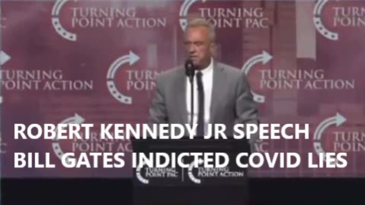 Breaking Robert Kennedy Jr Speech Indictment of Bill Gates in the Netherlands Lies Covid Vaccines