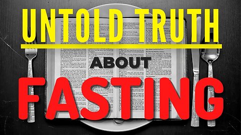 THE UNTOLD TRUTH ABOUT PRAYER & FASTING || Mini Documentary Christian Video