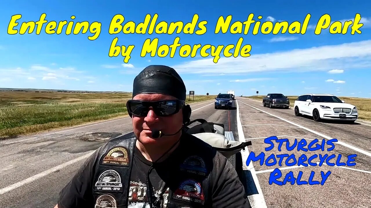 Motorcycle Ride Into Badlands National Park from Badlands Trading Post