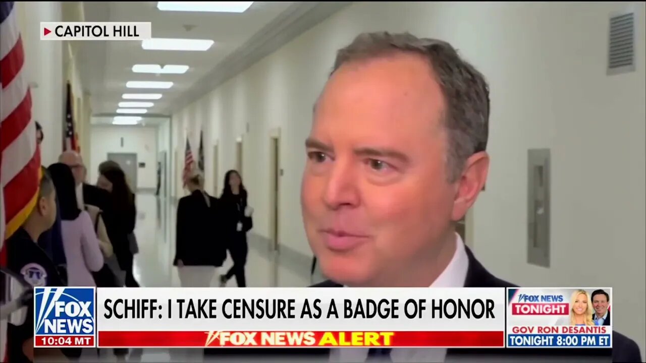 Russian Collusion Truther & Conspiracy Theorist Adam Schiff: House Censure Would Be "Badge Of Honor"