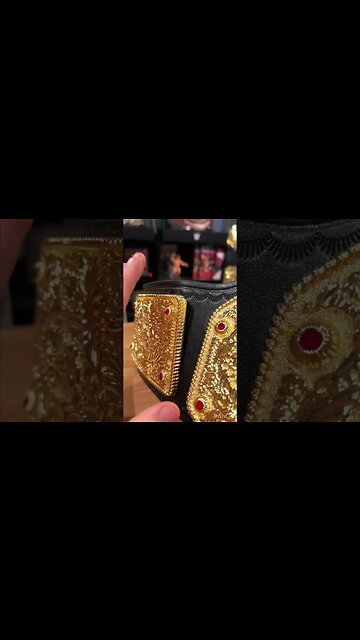 Fandu Big Gold World Heavyweight Championship Replica Belt Unboxing! #shorts