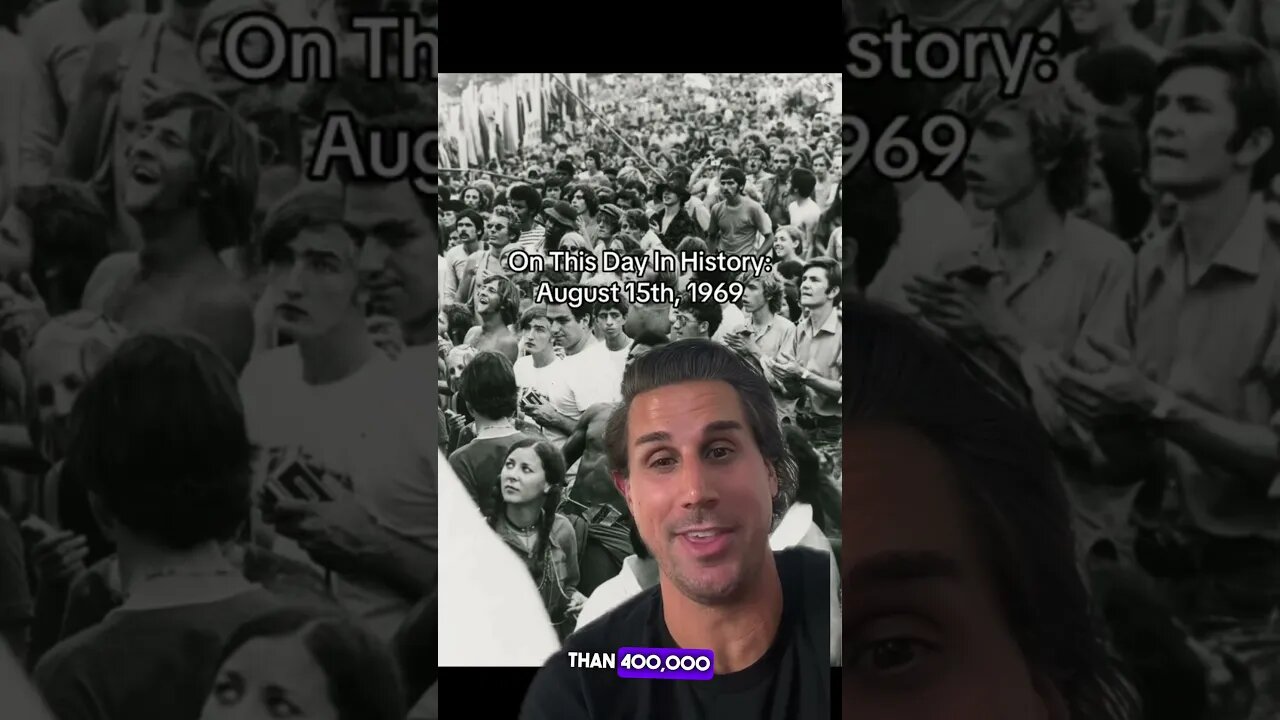 ON THIS DAY IN HISTORY: 8/15/1969 #shorts