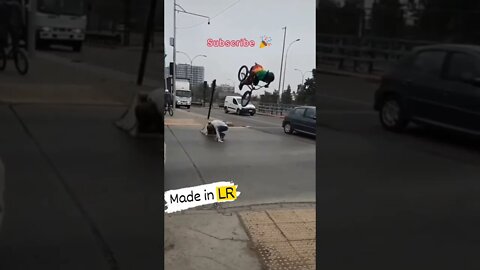 Amazing! flipping bicycle #shorts