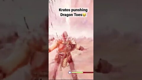 Kratos Hates Dragon Toes 😂