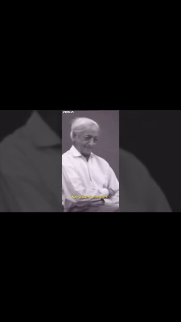 Words reinforce the past [Krishnamurti] #Short