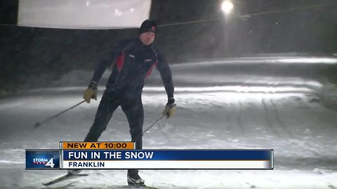 Snow lovers rejoice in the first snowfall of the season