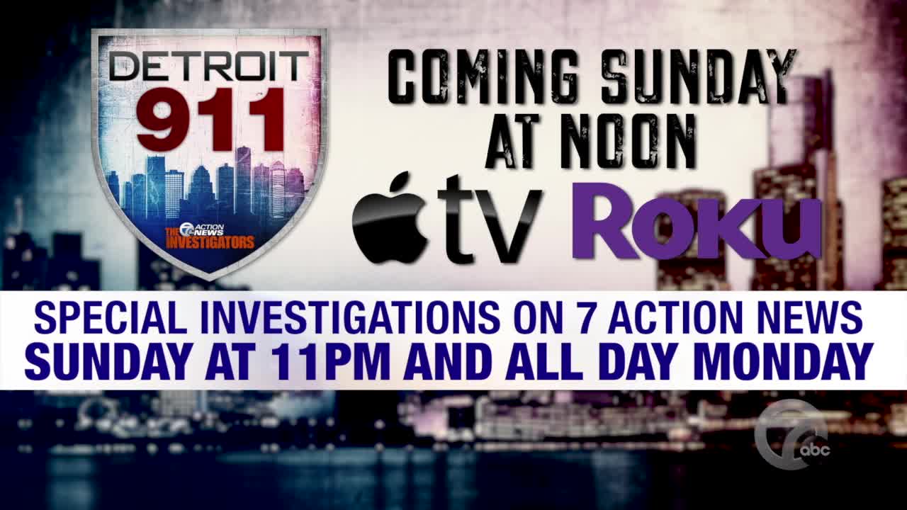 Coming Sunday: Detroit 911: A documentary on Detroit emergency response times