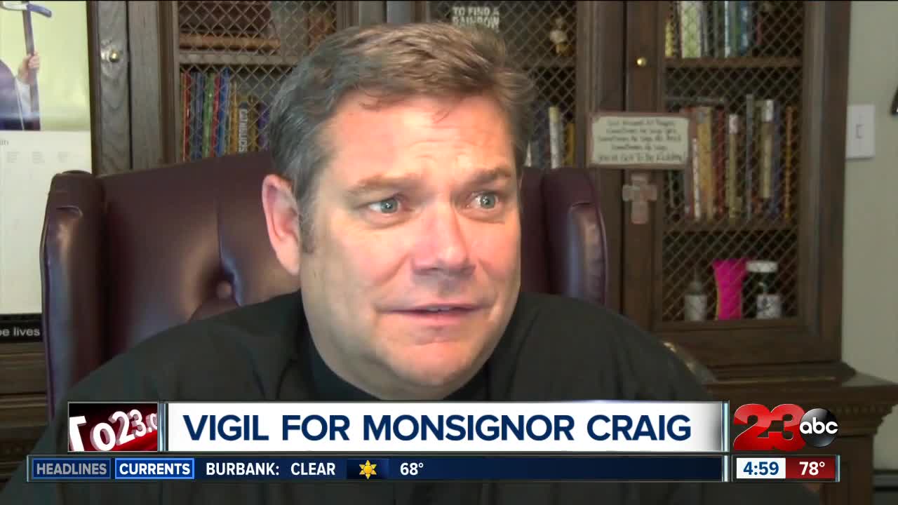 Vigil for Monsignor Craig
