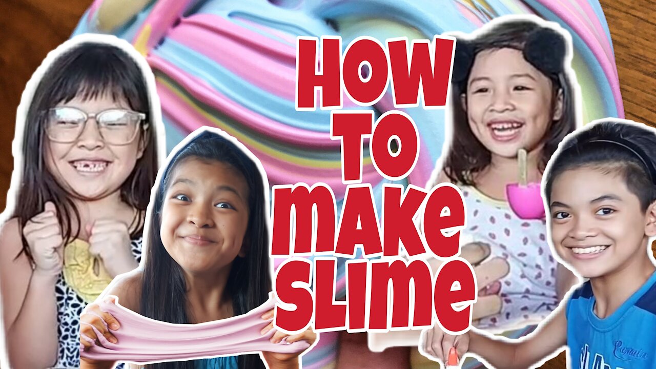 HOW TO MAKE SLIME / EASY GLUE SLIME TUTORIAL