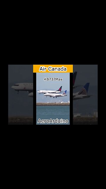 Watch Amazing #AirCanada #B737 #Landing #Aviation #Fly #AeroArduino