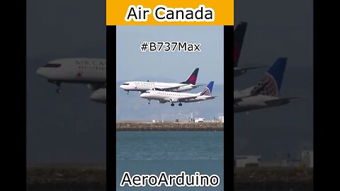 Watch Amazing #AirCanada #B737 #Landing #Aviation #Fly #AeroArduino