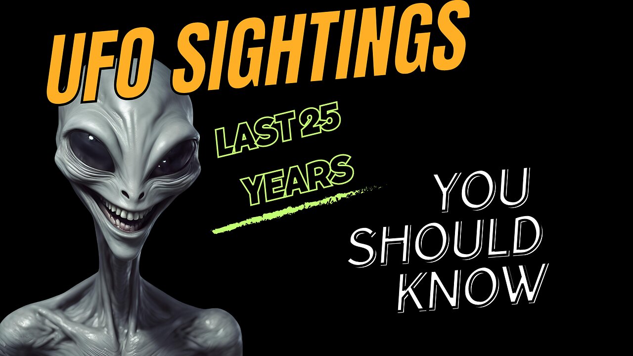 UFO/UAP Sightings over the last 25 years